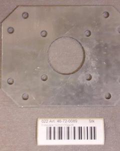 End plate 102mm for drive M&M